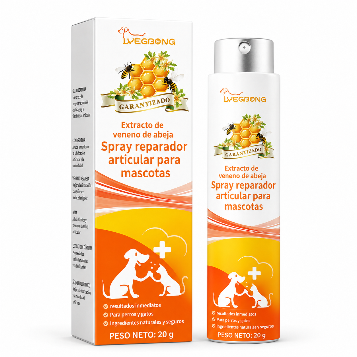 Spray reparador aricular