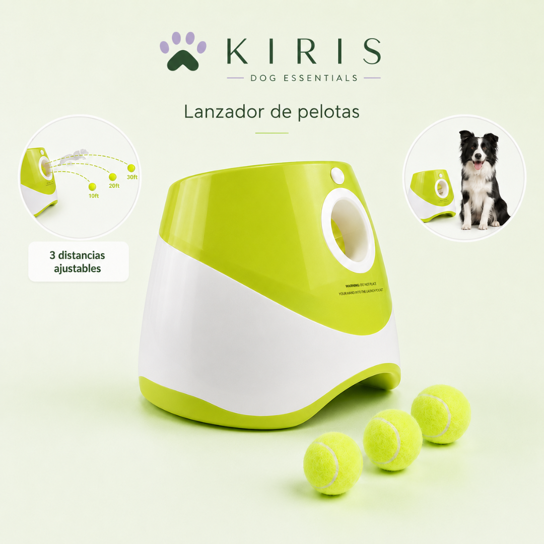 Lanzador de Pelotas Automático Perros