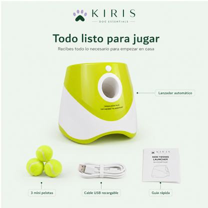 Lanzador de Pelotas Automático Perros