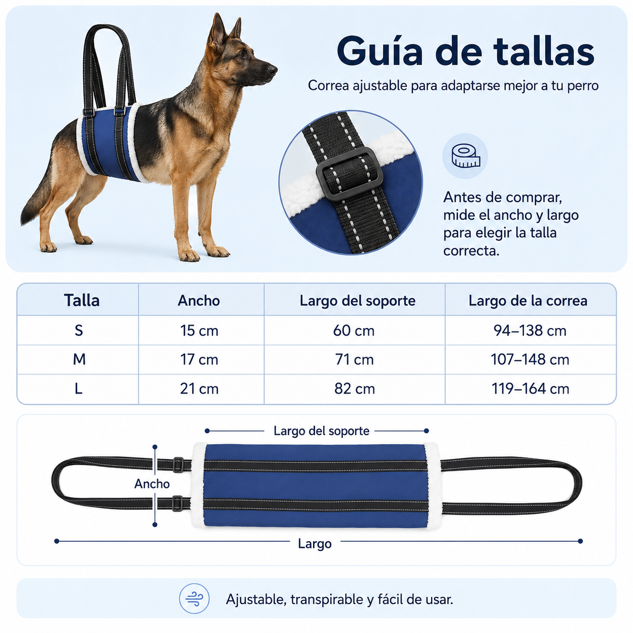 Soporte Cadera Perro
